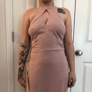 Large Cream Charlotte Russe Dress - Short